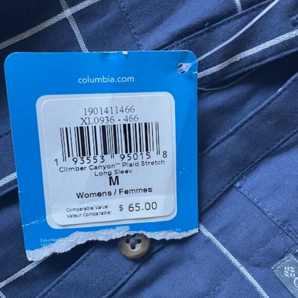 Women's Columbia Long Sleeve Shirt size M - Picture 4 of 4